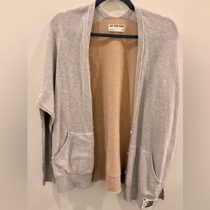 Free People Gray Knit Cardigan